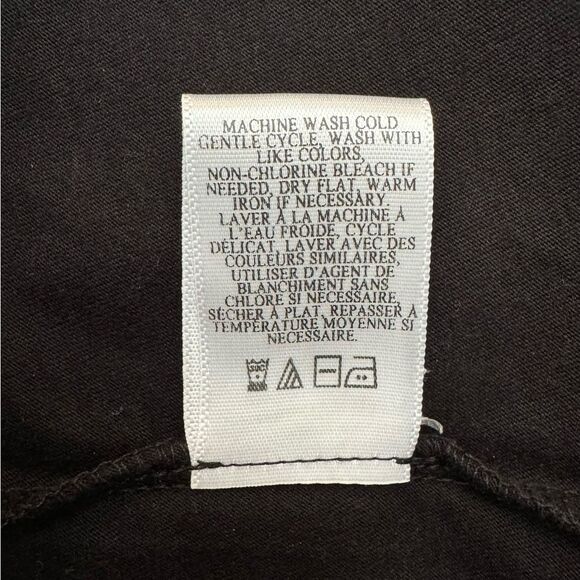 NWT $135 A.L.C. Cropped Ruched Cotton Top. V-neck. Black.  Small - Picture 11 of 13